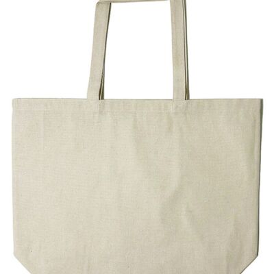 Jumbo Recycled Midweight Gusseted Canvas Tote Thumbnail