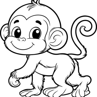 Monkey   Clipart 1 Thumbnail