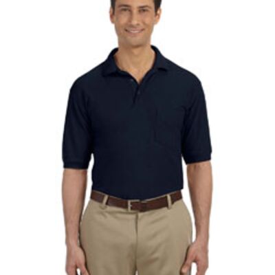 5.6 oz. Easy Blend Polo with Pocket Thumbnail