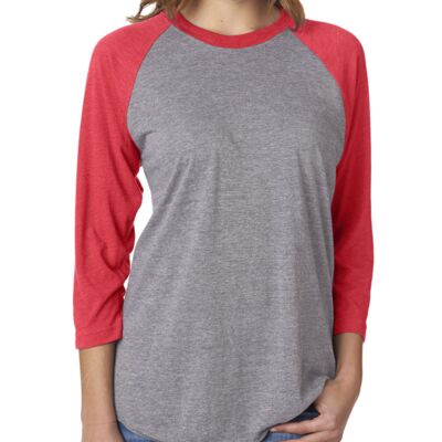 Next Level Unisex Tri-Blend 3/4-Sleeve Raglan Thumbnail