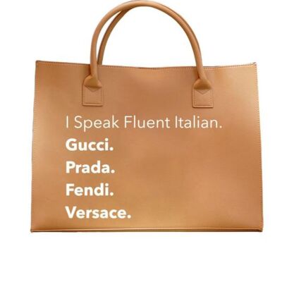  The Make Her Power Moves Tote - Italian Camel Thumbnail