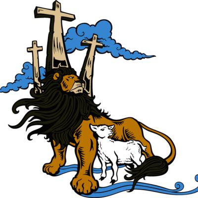 lamb and lion cross Thumbnail