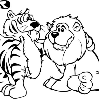tiger and lion Thumbnail