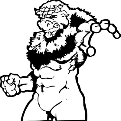 buffalo holding ball Thumbnail