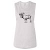 Ladies' Bella Flowy Scoop Muscle Tank Thumbnail