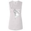 Ladies' Bella Flowy Scoop Muscle Tank Thumbnail