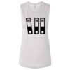 Ladies' Bella Flowy Scoop Muscle Tank Thumbnail